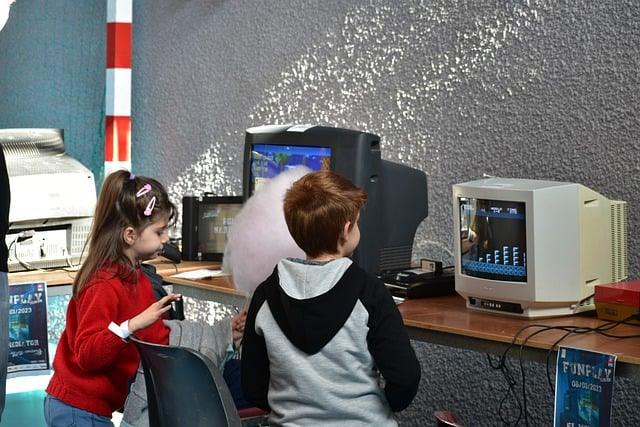 Enfants jeux vidéo